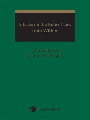cover image of Attacks on the Rule of Law from Within